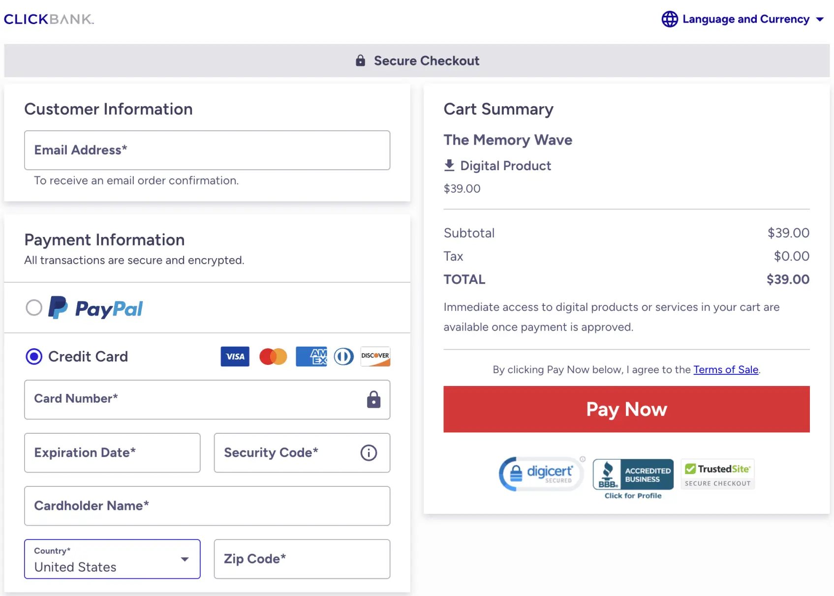 the-memory-wave-checkout-page